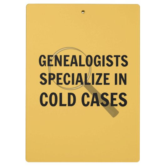 Genealogie klembord (geel) (Achterkant)