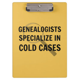 Genealogie klembord (geel)