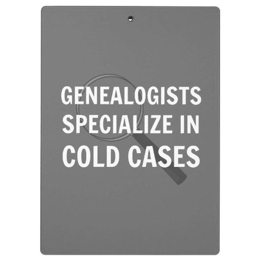 Genealogie klembord (grijs) (Achterkant)