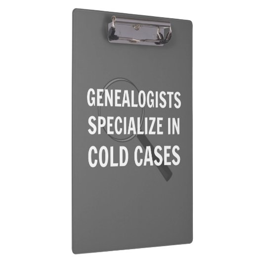 Genealogie klembord (grijs) (Rechts)