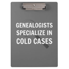 Genealogie klembord (grijs)