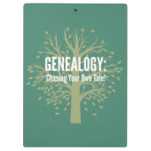 Genealogie-klembord Klembord (Achterkant)