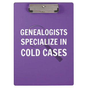 Genealogie klembord (Paars)
