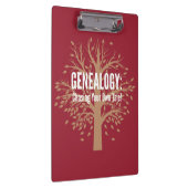 Genealogie klembord (rood) (Rechts)