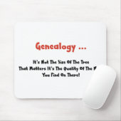 Genealogie ... Niet de grootte van de boom Muismat (Met muis)