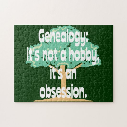 Genealogie Obsessie Legpuzzel (Horizontaal)