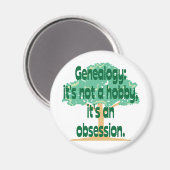 Genealogie Obsessie Magneet (Voorkant / Achterkant)
