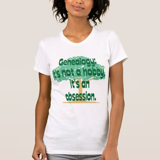 Genealogie Obsessie T-shirt (Voorkant)