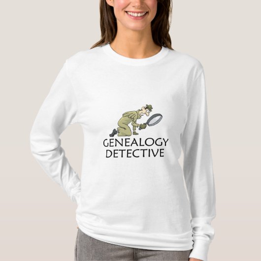 Genealogie Privé rechercheur T-shirt (Voorkant)