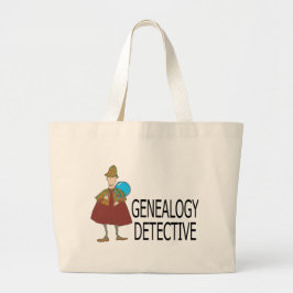 Genealogie rechercheur grote tote bag