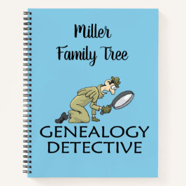 Genealogie rechercheur notitieboek