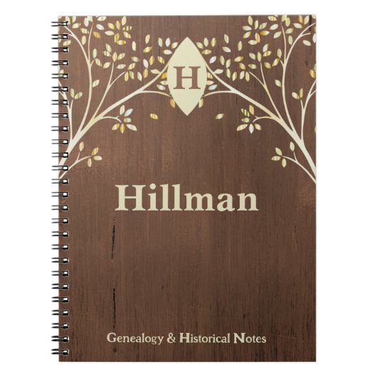 Genealogie Records Family Tree Ancestry Leaf Notes Notitieboek (Voorkant)