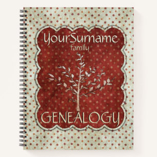 Genealogie Red White Notitieboek
