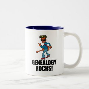 Genealogie Rocks Tweekleurige Koffiemok