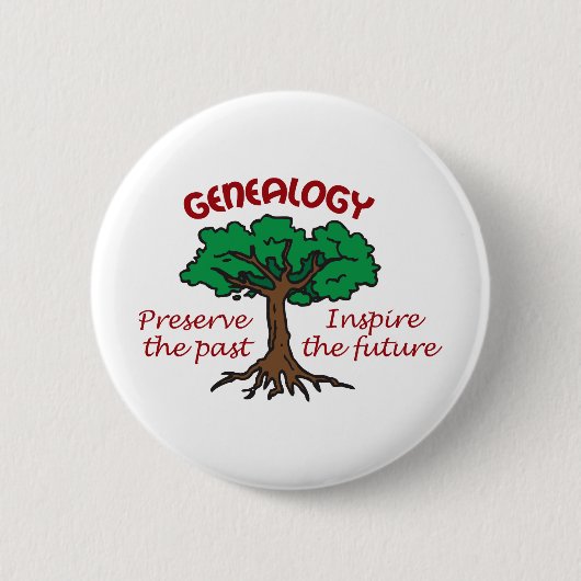 GENEALOGIE RONDE BUTTON 5,7 CM (Voorkant)