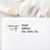 Genealogie Roots Etiket (Insitu)