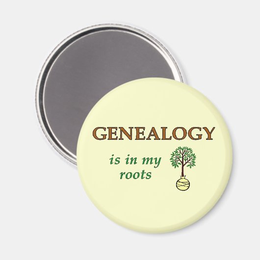 Genealogie Roots Magneet (Voorkant / Achterkant)