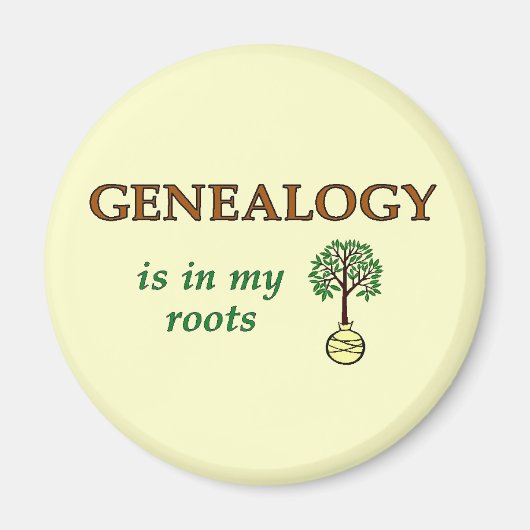 Genealogie Roots Magneet (Voorkant)