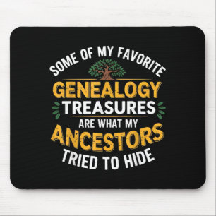 Genealogie Schatten Genetisch Genealoog Voorouder  Muismat