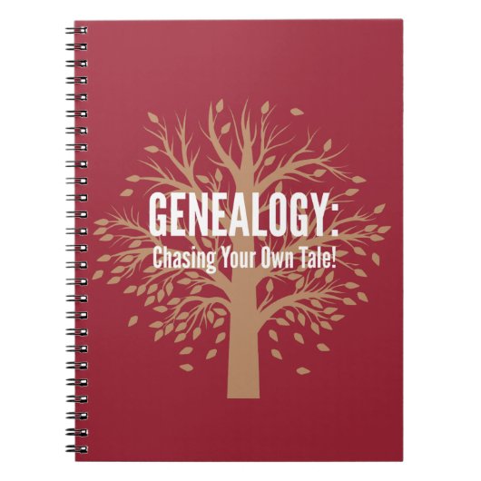 Genealogie Spiral Bond Notitieboek (Voorkant)