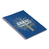 Genealogie Spiral Bond Notitieboek (blauw) (Rechterzijde)