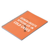 Genealogie Spiral Bound Notitieboek (Oranje) (Linkerzijde)