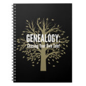 Genealogie Spiral Bound Notitieboek (zwart) (Voorkant)