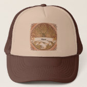 Genealogie stamboom aangepaste naam pet (Voorkant)