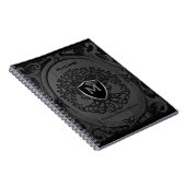 Genealogie Stamboom Monogram Grijs Iers Notitieboe Notitieboek (Rechterzijde)