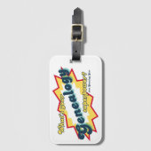 Genealogie Superkracht Bagagelabel (Voorkant (verticaal))