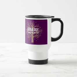 Genealogie Travel Mug (Paars) Reisbeker