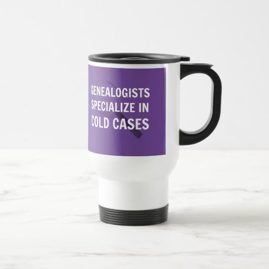Genealogie Travel Mug (Paars) Reisbeker (Rechts)