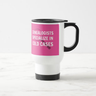 Genealogie Travel Mug (roze) Reisbeker