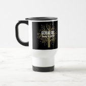 Genealogie Travel Mug (zwart) Reisbeker (Links)