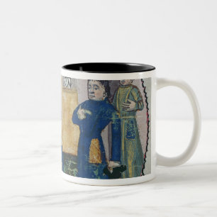 Genealogie van Charles V en Charles VI Tweekleurige Koffiemok