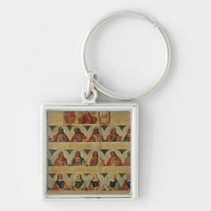 Genealogie van de heersers van de Inca en hun Spaa Sleutelhanger