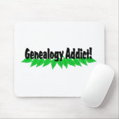 Genealogie verslaafde Mousepad Mousemat Muismat (Met muis)