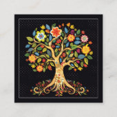 Genealogie Vierkante Visitekaartje (Voorkant)