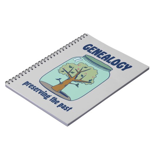 Genealogie voor het verleden notitieboek (Linkerzijde)