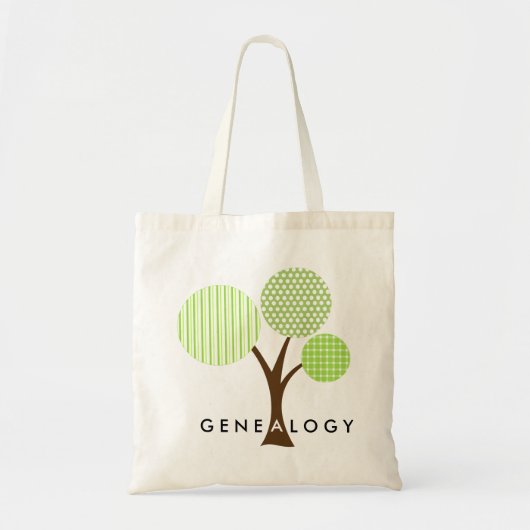 Genealogie Whimsical Patterned Family Tree Gift Tote Bag (Voorkant)