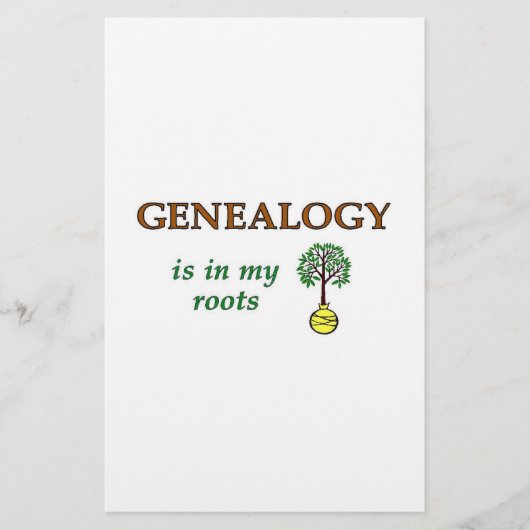 Genealogie wortels flyer (Voorkant)