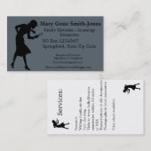 Genealogist/familiehistoricus Visitekaartje (Voorkant / Achterkant)