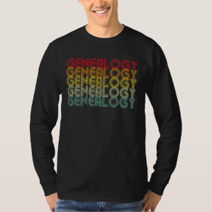  genealogist genealogie voorvaderlijke wortels fam t-shirt