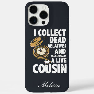 Genealogist I Collect Dead Relatives Historicus iPhone 16 Pro Max Hoesje