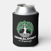 Genealogist in opleiding Grappige genealogie Boom Blikjeskoeler (Blikje Voorkant)