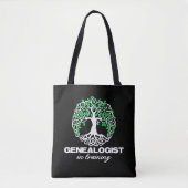 Genealogist in opleiding Grappige genealogie Boom Tote Bag (Voorkant)