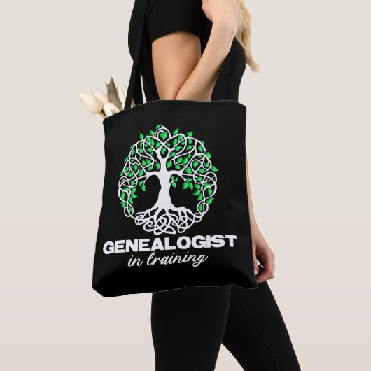 Genealogist in opleiding Grappige genealogie Boom Tote Bag (Dichtbij)