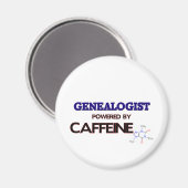 Genealogist Powered by cafeïne Magneet (Voorkant / Achterkant)