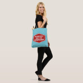 Genealogist Superpower Custom Blue Canvas tas (Op model)