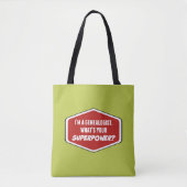 Genealogist Superpower Custom Green Canvas tas (Voorkant)